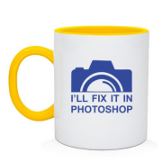 Чашка с фотокамерой "i`ll fix it in photoshop"